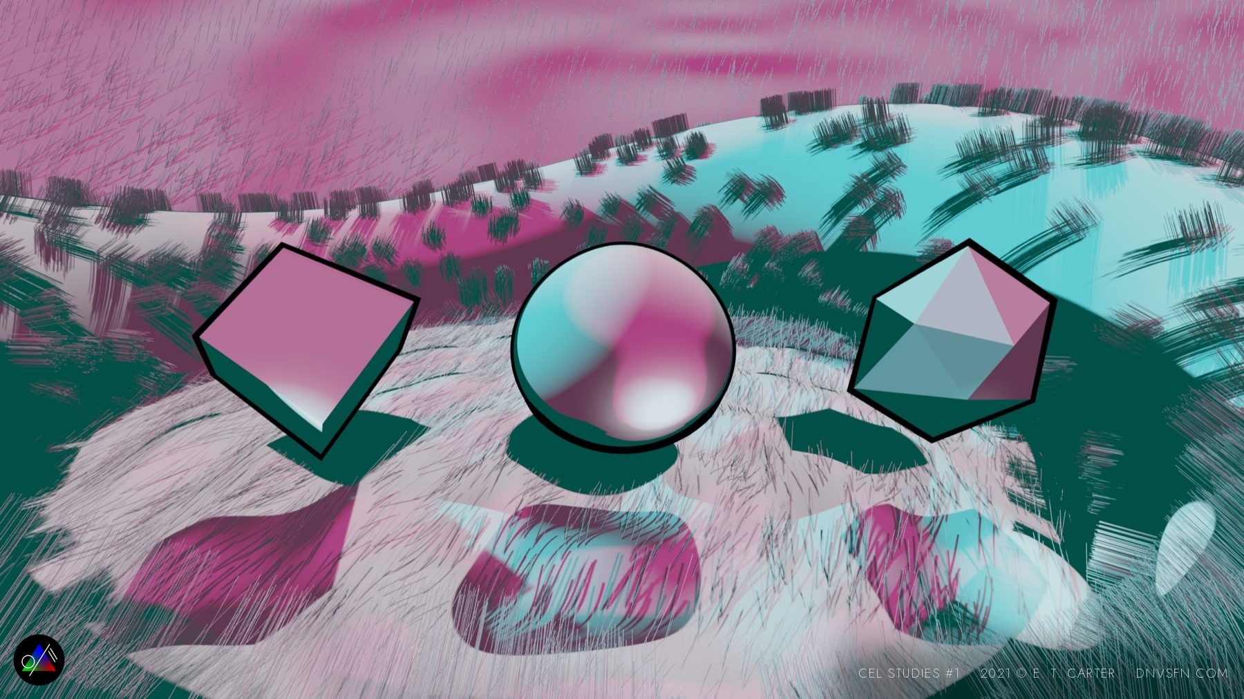 Cel-shaded solids, the first test.