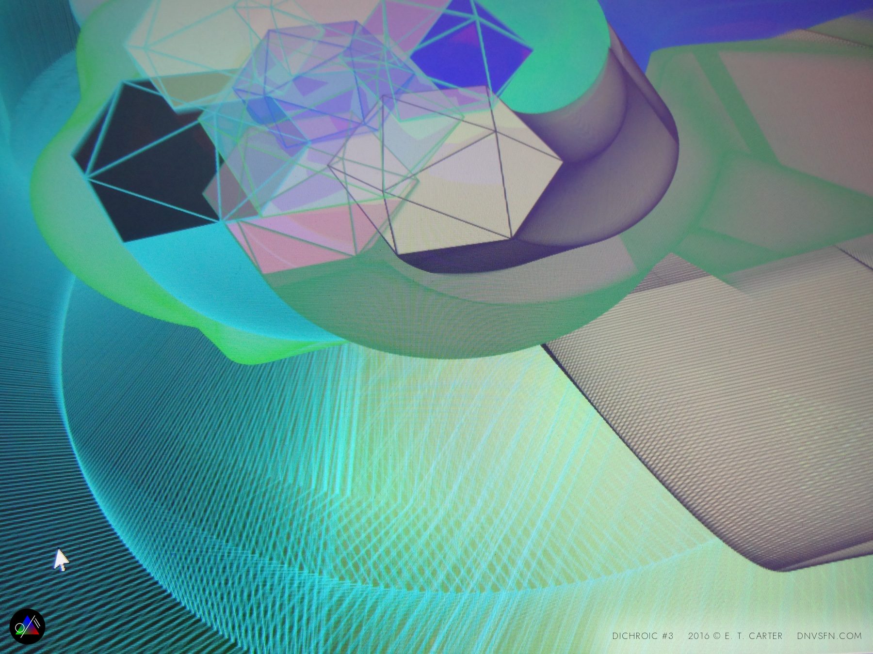 Prismatic shelf over a wave field.