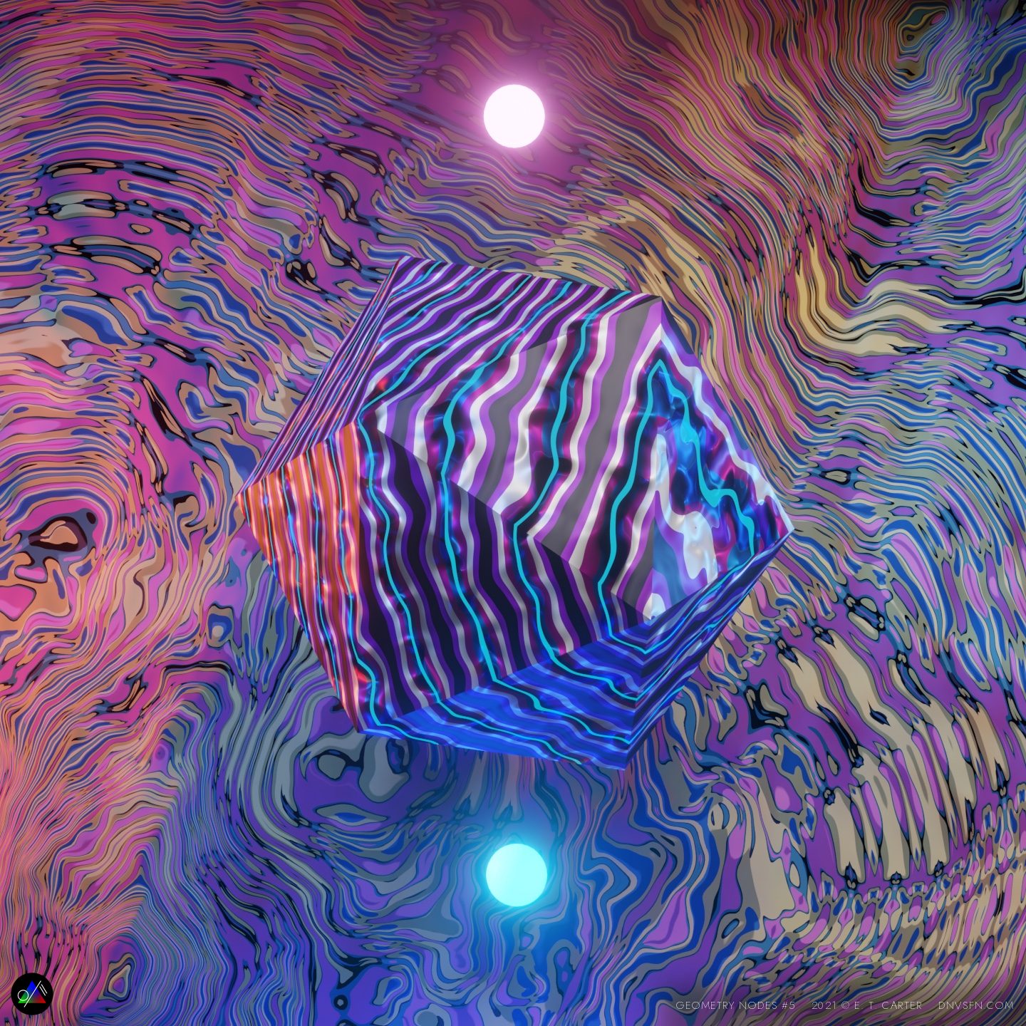 Flow with floating orbs.