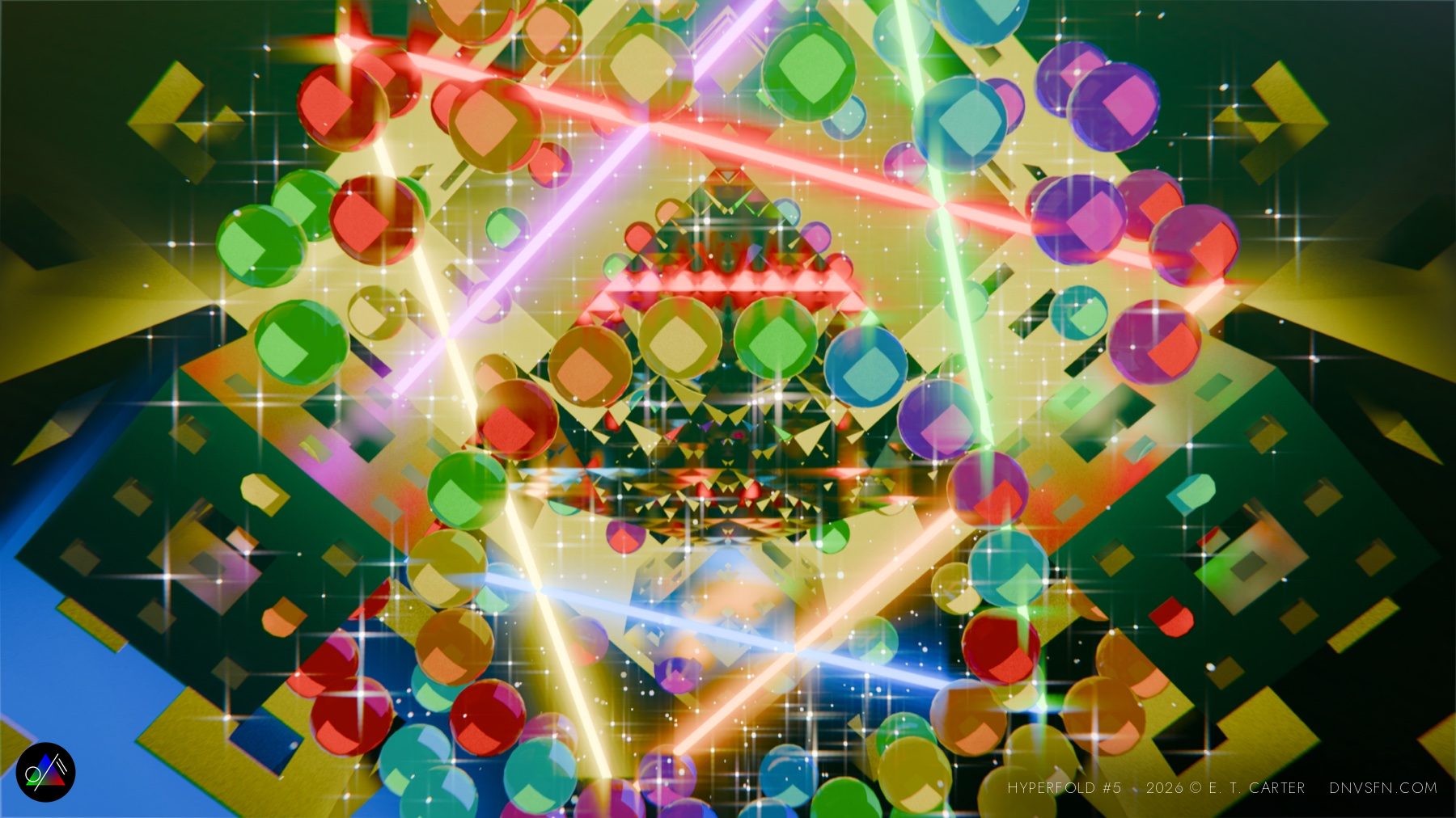 Kaleidoscope from below.