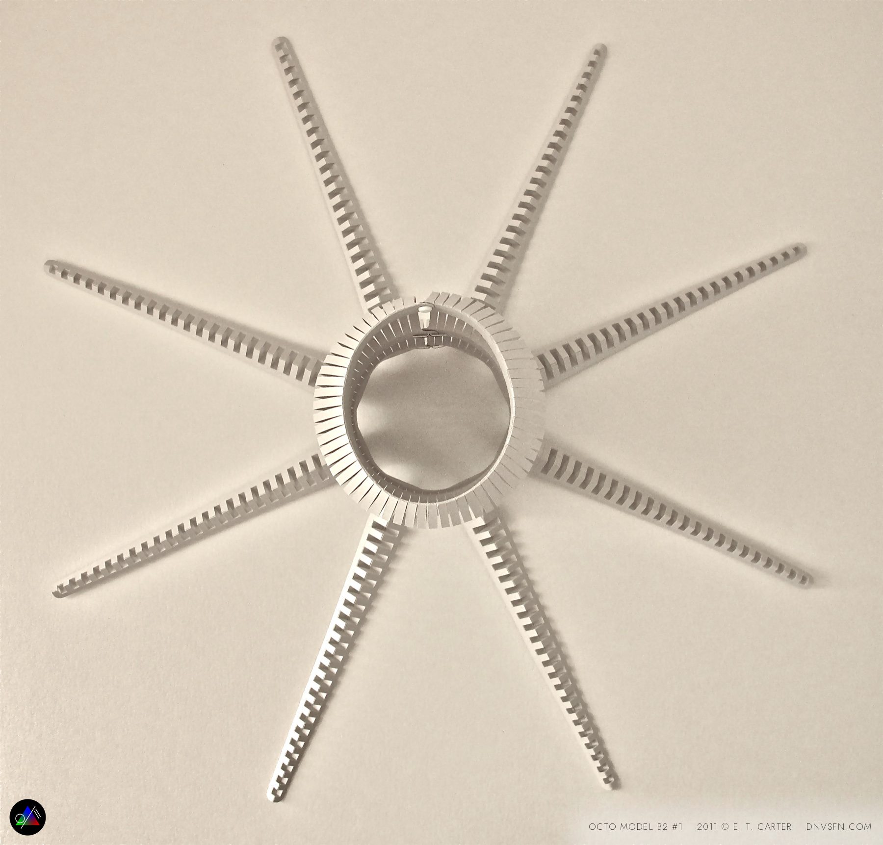 Eight-point star from above.