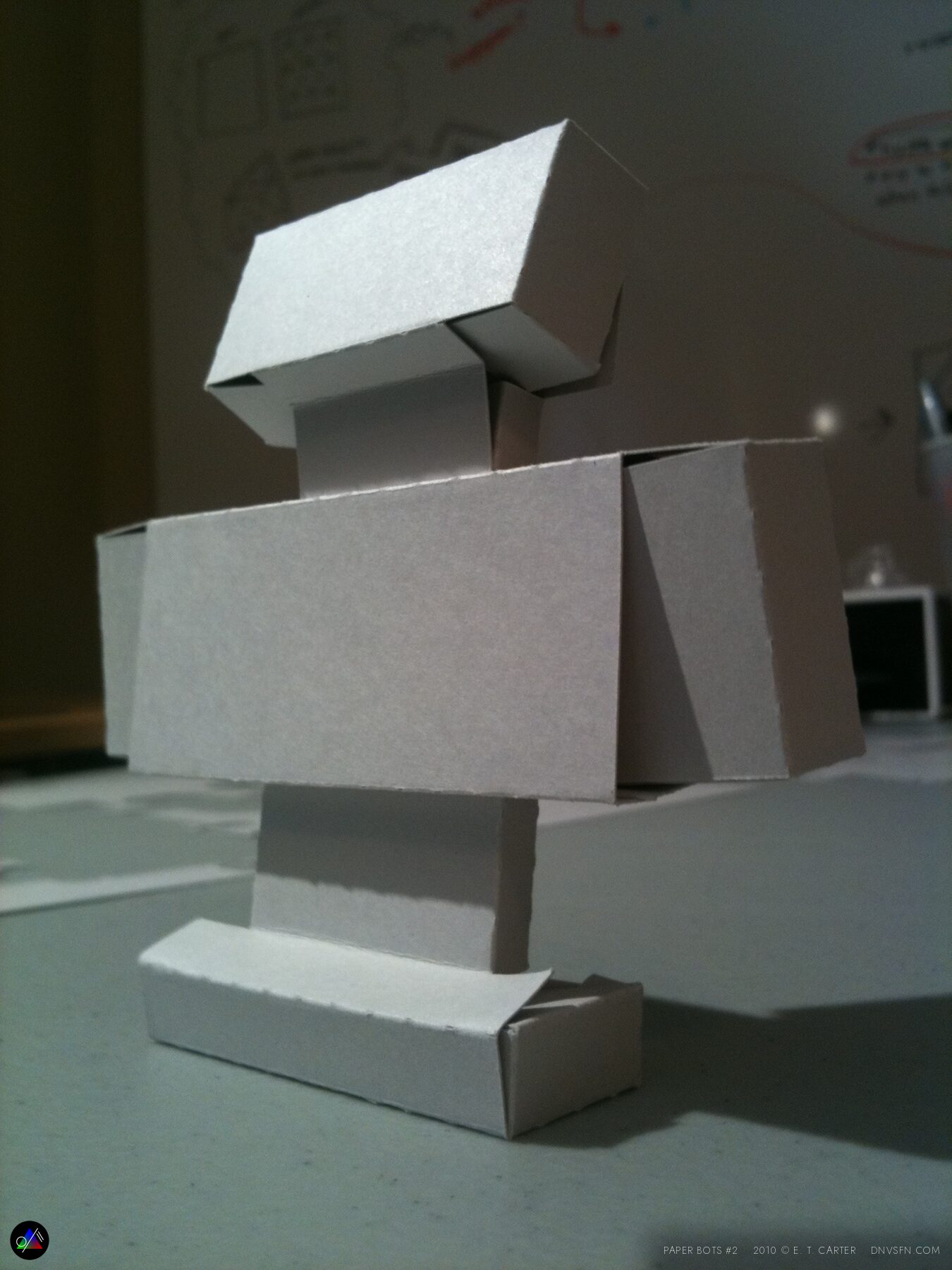 Box-bot, low angle.