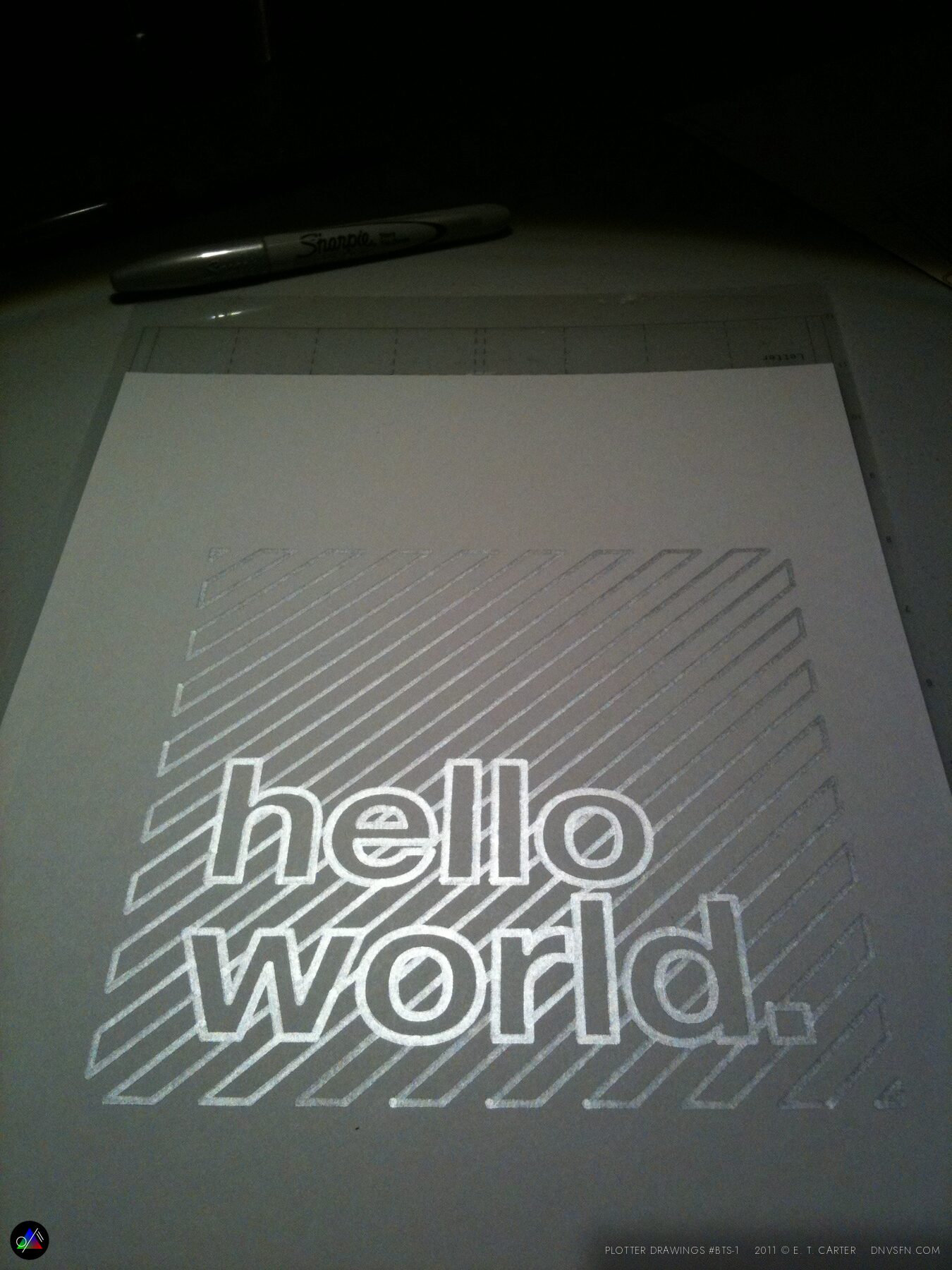 Hello world, the first pen run