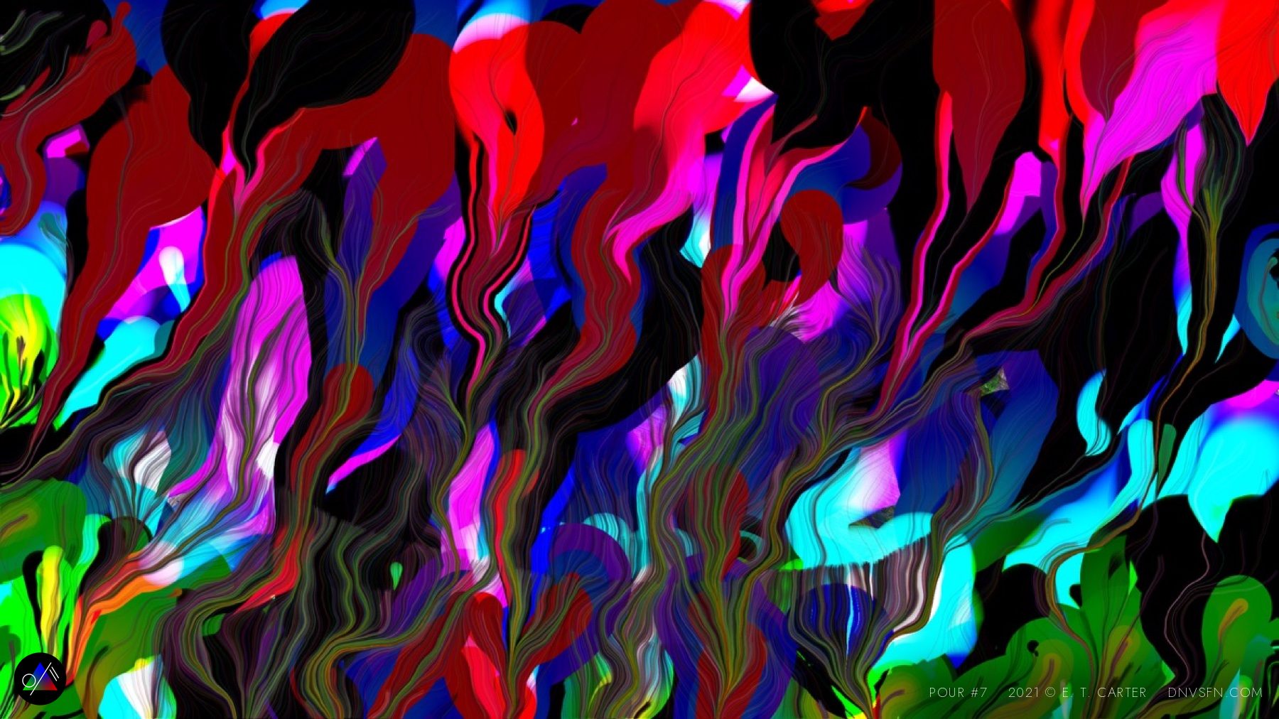 Crimson flame forms.